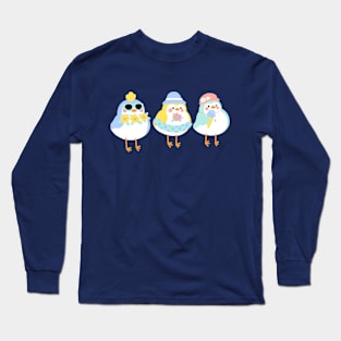 Target Birds Summer Cute Art Long Sleeve T-Shirt